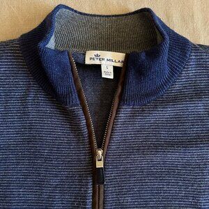 Peter Millar Merino Wool Quarter-Zip Sweater, Men's L